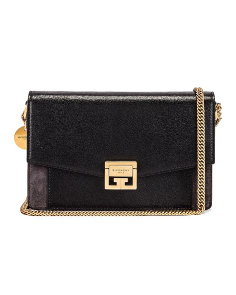 givenchy black & grey suede gv3 wallet bag|givenchy shop online.